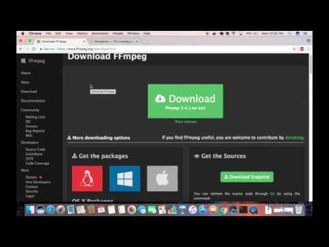 how to install ffmpeg mac